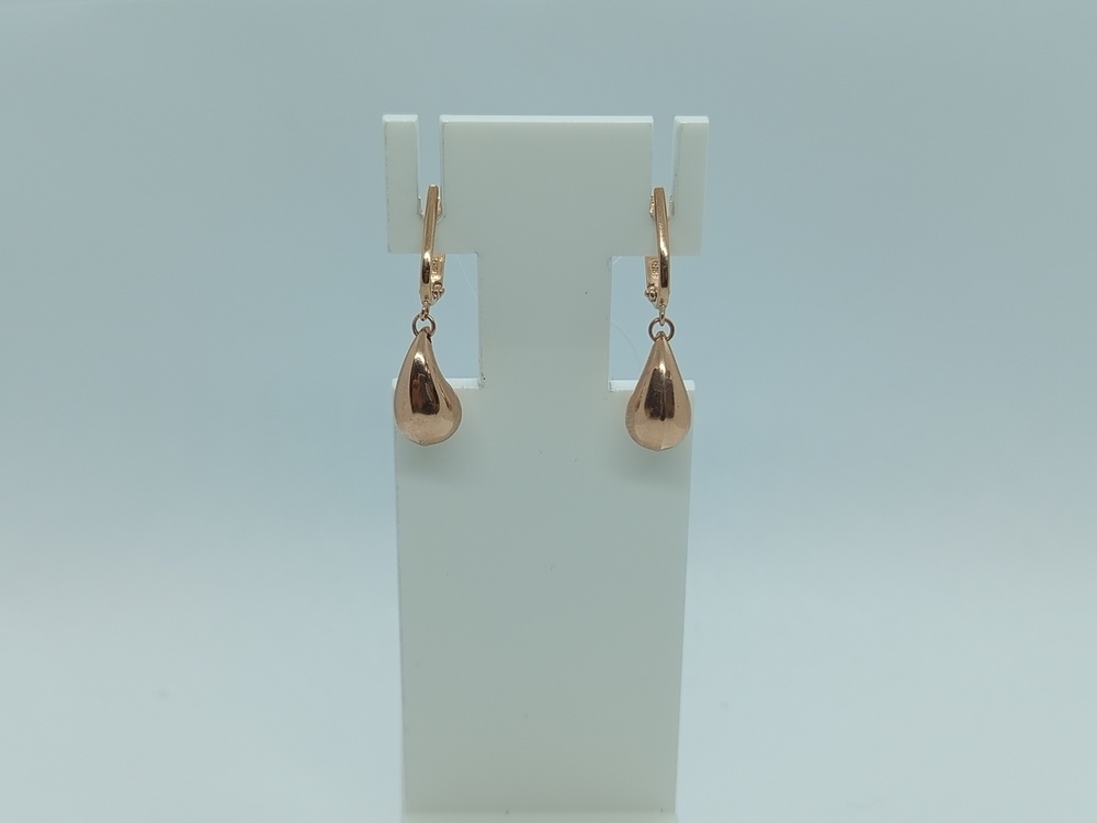 СЕРЬГИ БЕЗ КАМНЯ (Au 585)