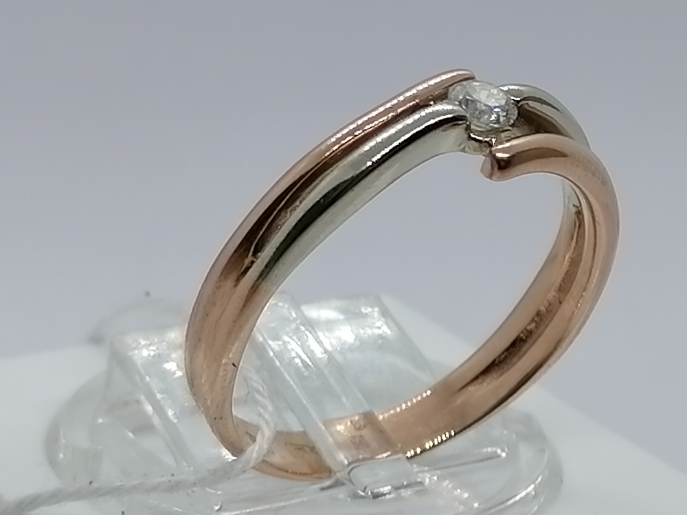 КОЛЬЦО БРИЛЛИАНТ Au 585