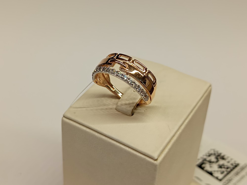 01-118235 КОЛЬЦО С КАМНЯМИ (Au 585)