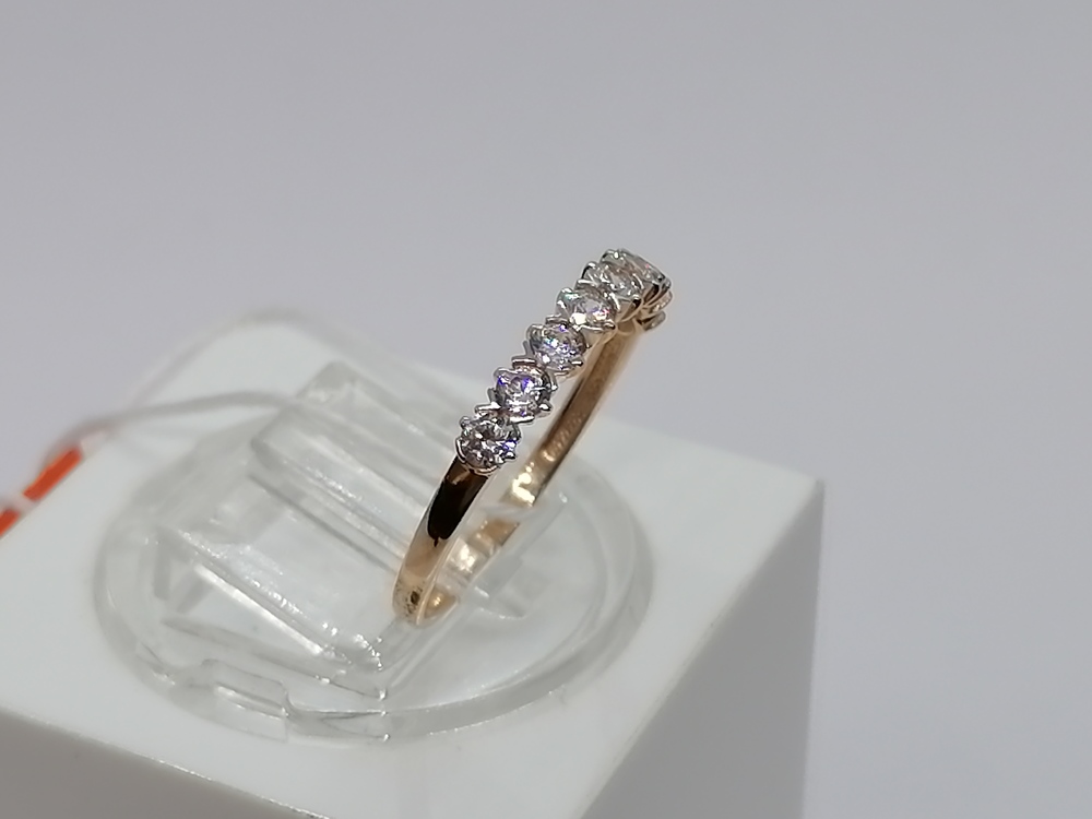 КОЛКМИ585 КОЛЬЦО С КАМНЯМИ (Au 585)