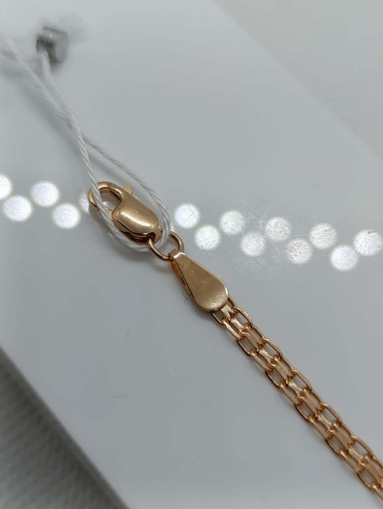 БРАСЛЕТ ПОЛНОВЕСНЫЙ Бисмарк машинный (Au 585)