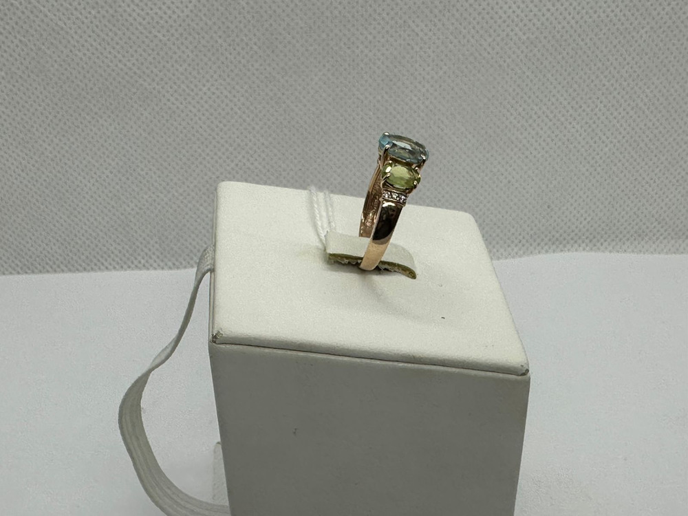 КОЛКМИ585 КОЛЬЦО С КАМНЯМИ (Au 585)