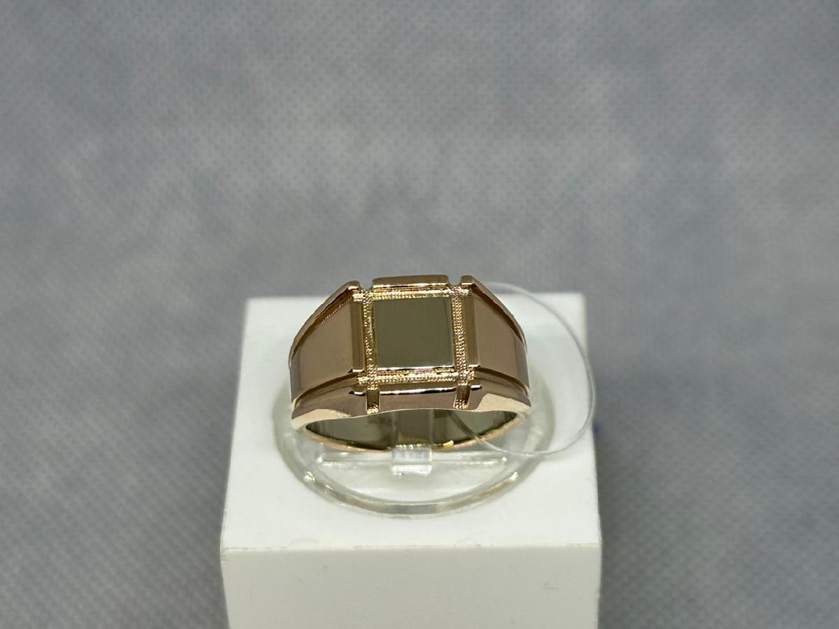 КОЛЬЦО ПЕЧАТКА без камня (Au 585)