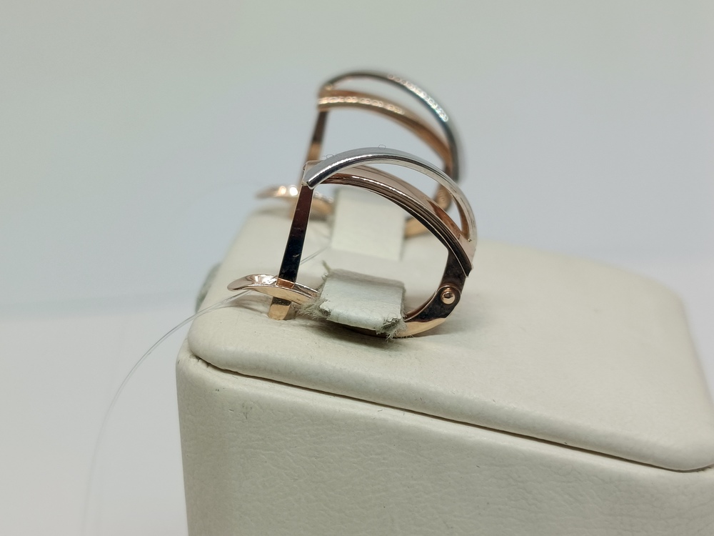 СЕРЬГИ БЕЗ КАМНЯ (Au 585)