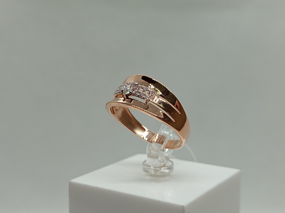 КОЛЬЦО С КАМНЯМИ (Au 585)