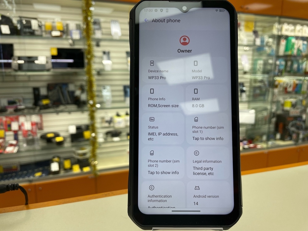 Смартфон Oukitel WP27 12/256