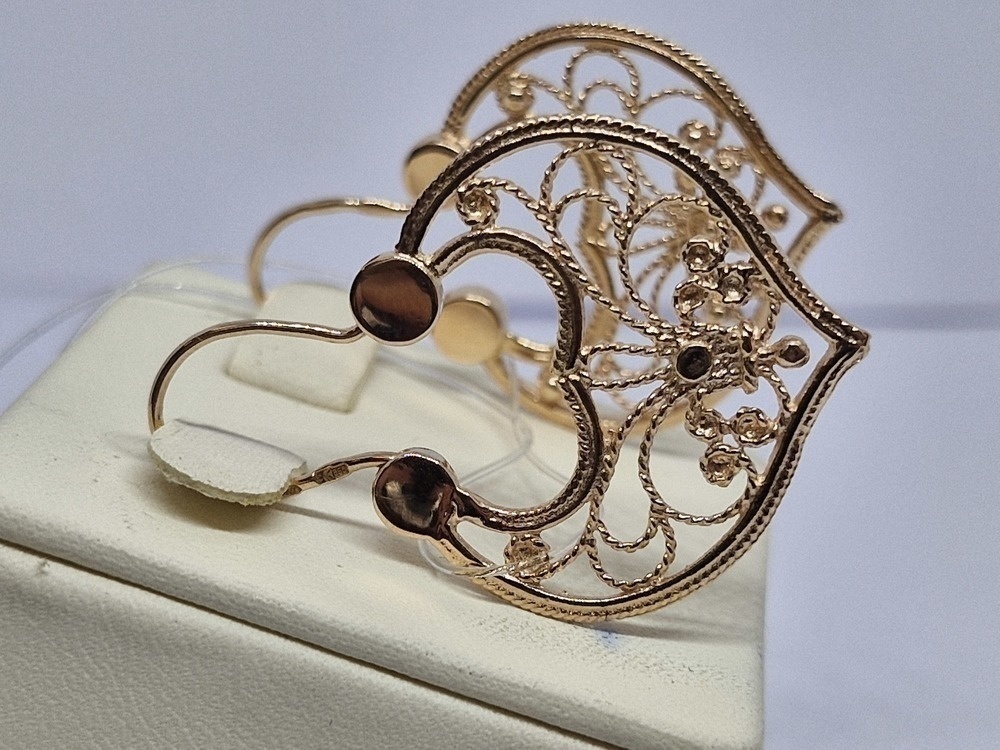 СЕРЬГИ БЕЗ КАМНЯ (Au 585)