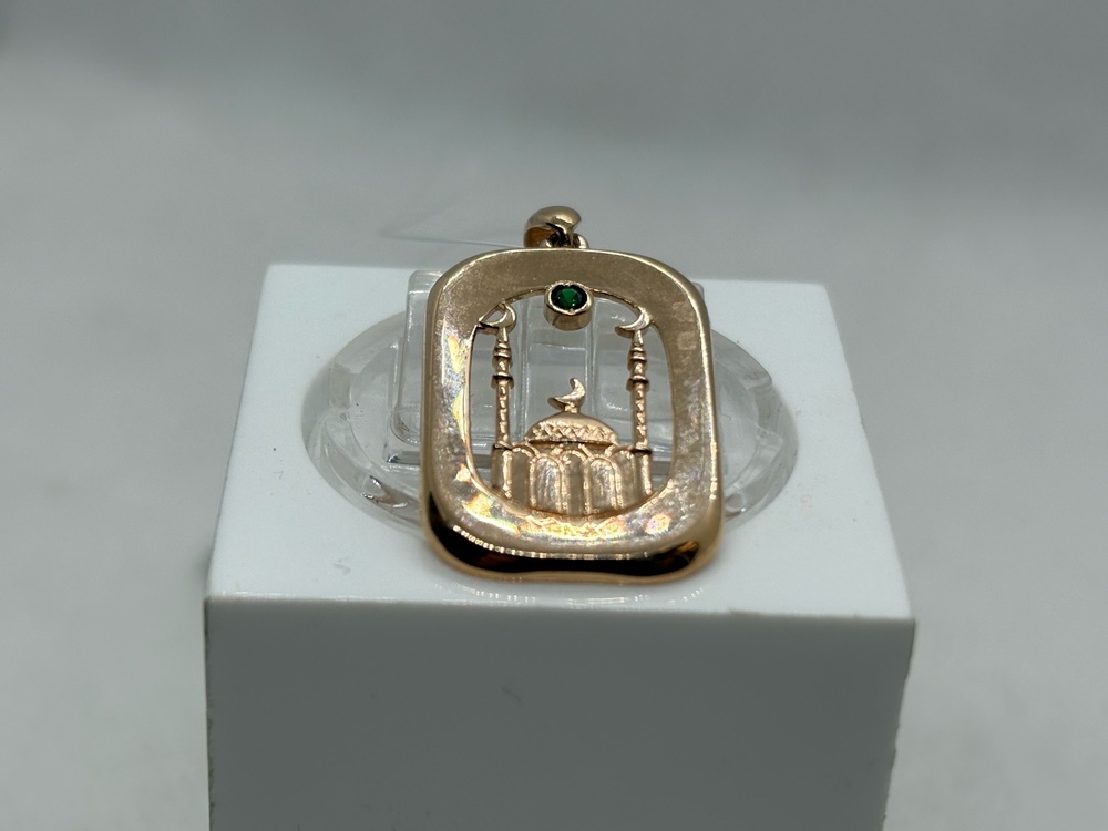 ПОДВЕСКА МЕЧЕТЬ с камнем (Au 585)