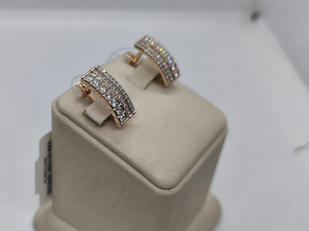 СЕРЬГИ С КАМНЯМИ (Au 585)