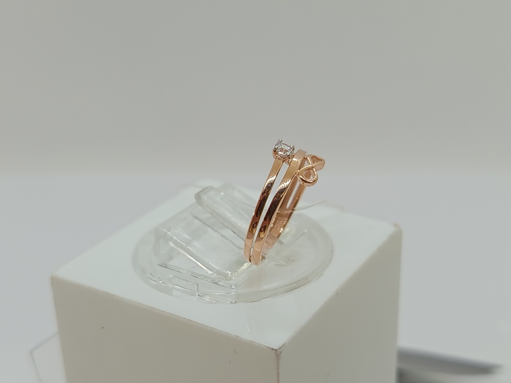 КОЛЬЦО С КАМНЕМ (Au 585)