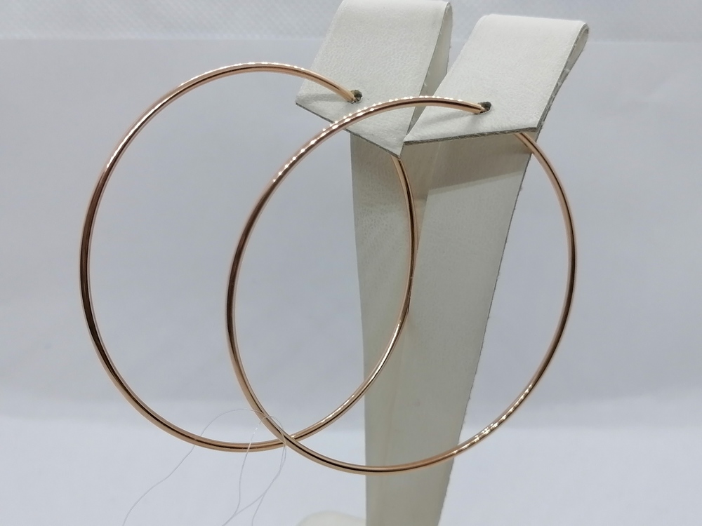 СЕРЬГИ КОНГО без камня (Au 585) СЕРЬГИ КОНГО без камня (Au 585)