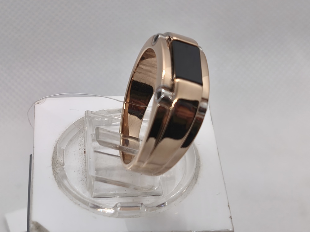 08-540153 КОЛЬЦО ПЕЧАТКА с камнями (Au 585)