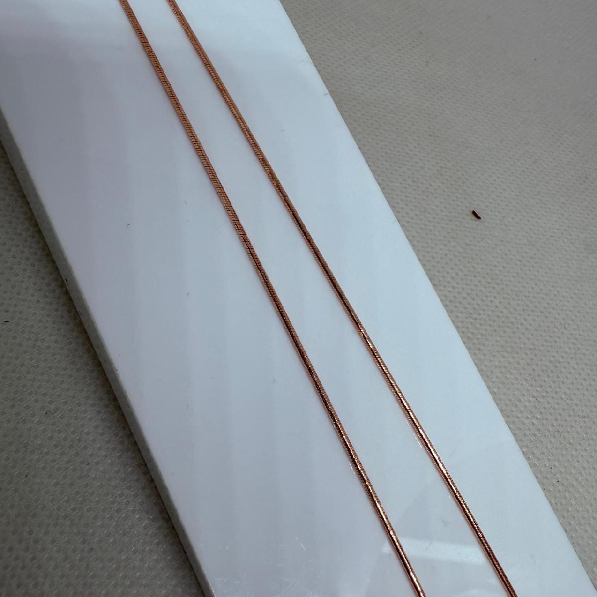 НЦ 12-078 ЦЕПЬ ПОЛНОВЕСНАЯ Жгут(снейк) (Au 585)