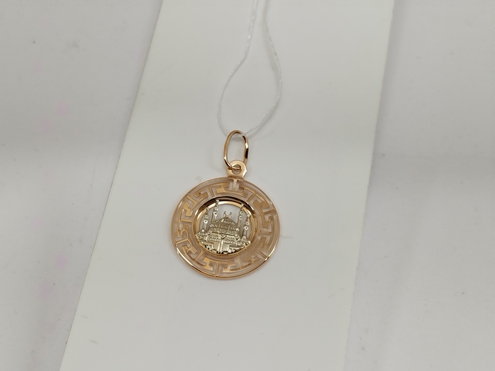 ПОДВЕСКА МЕЧЕТЬ БЕЗ КАМНЯ (Au 585)