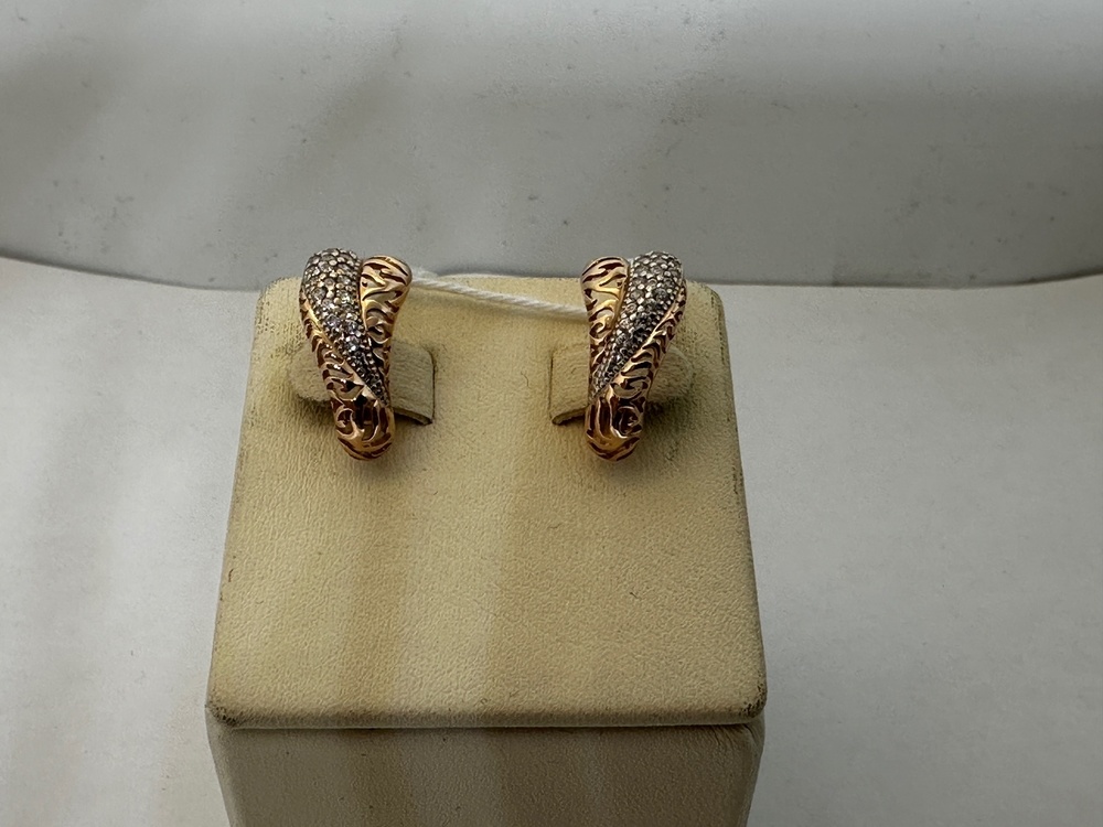 СЕРЬГИ С КАМНЯМИ (Au 585)