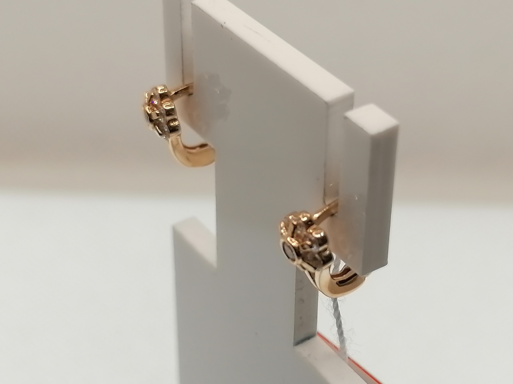 СЕРЬГИ С КАМНЯМИ (Au 585)