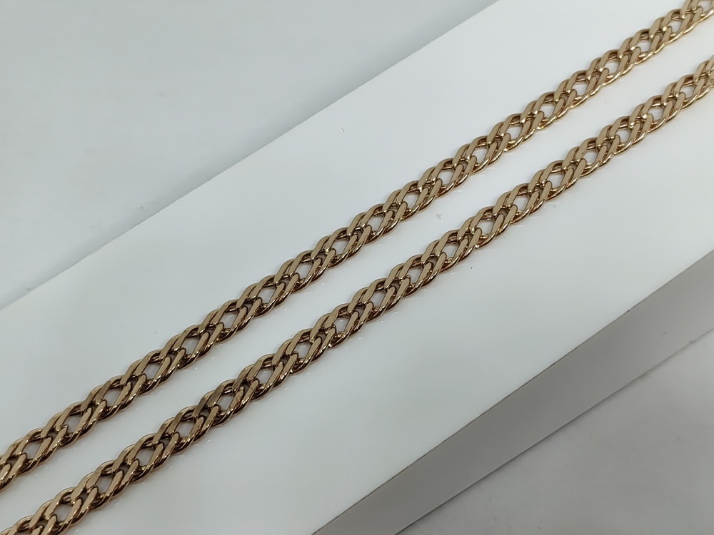 ЦПР2585 ЦЕПЬ ПУСТОТЕЛАЯ Ромб двойной (Au 585)