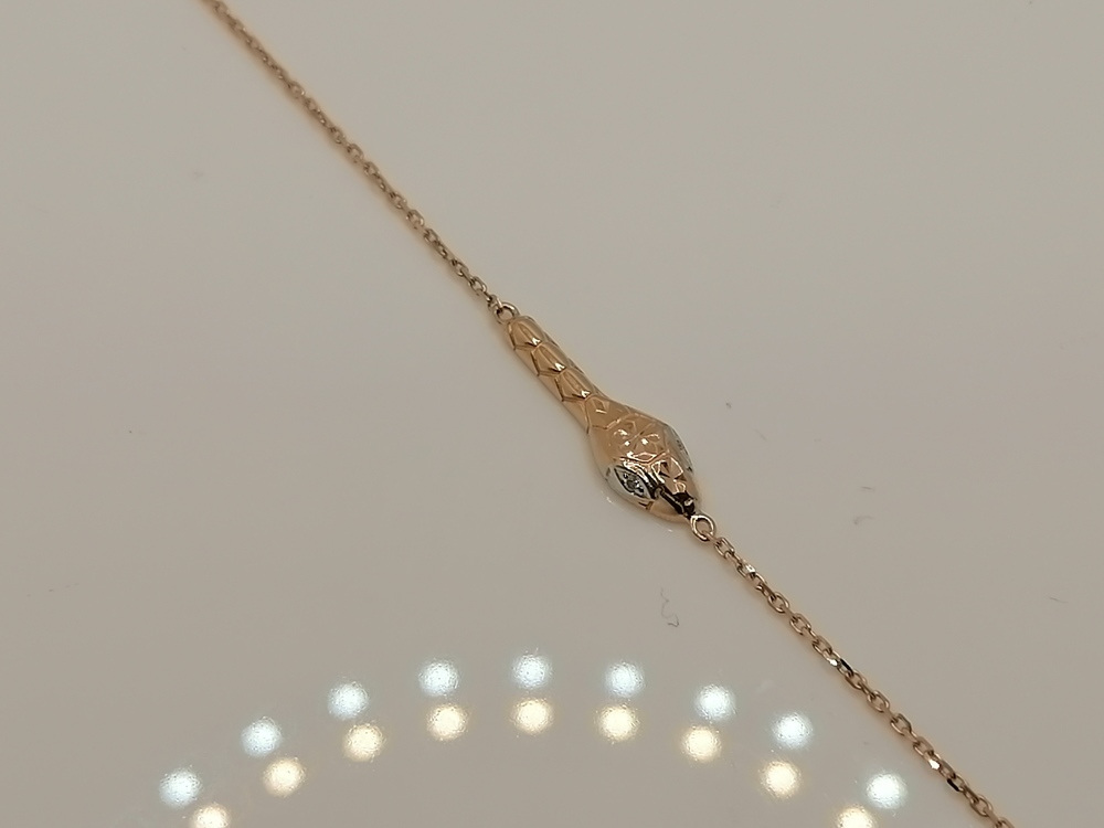 БРАСЛЕТ С КАМНЯМИ (Au 585)