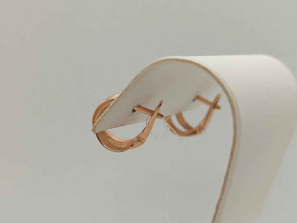 СЕРЬГИ БЕЗ КАМНЯ (Au 585)