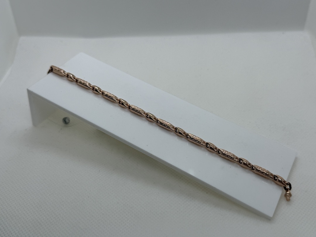 БРАСЛЕТ ПУСТОТЕЛЫЙ Фантазия (Au 585)