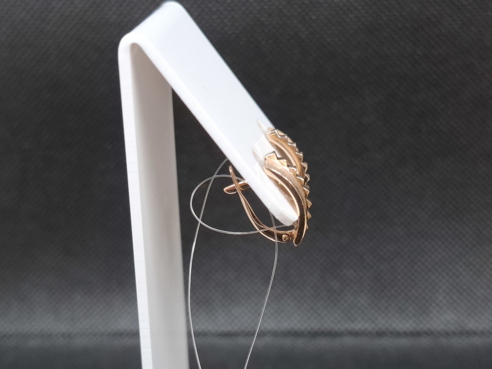 СЕРЬГИ БЕЗ КАМНЯ (Au 585)