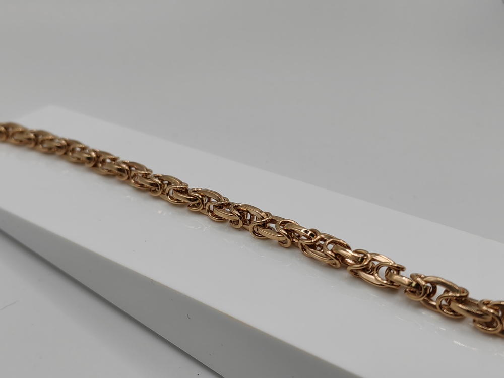 БРАСЛЕТ ПУСТОТЕЛЫЙ Фантазия Au 585