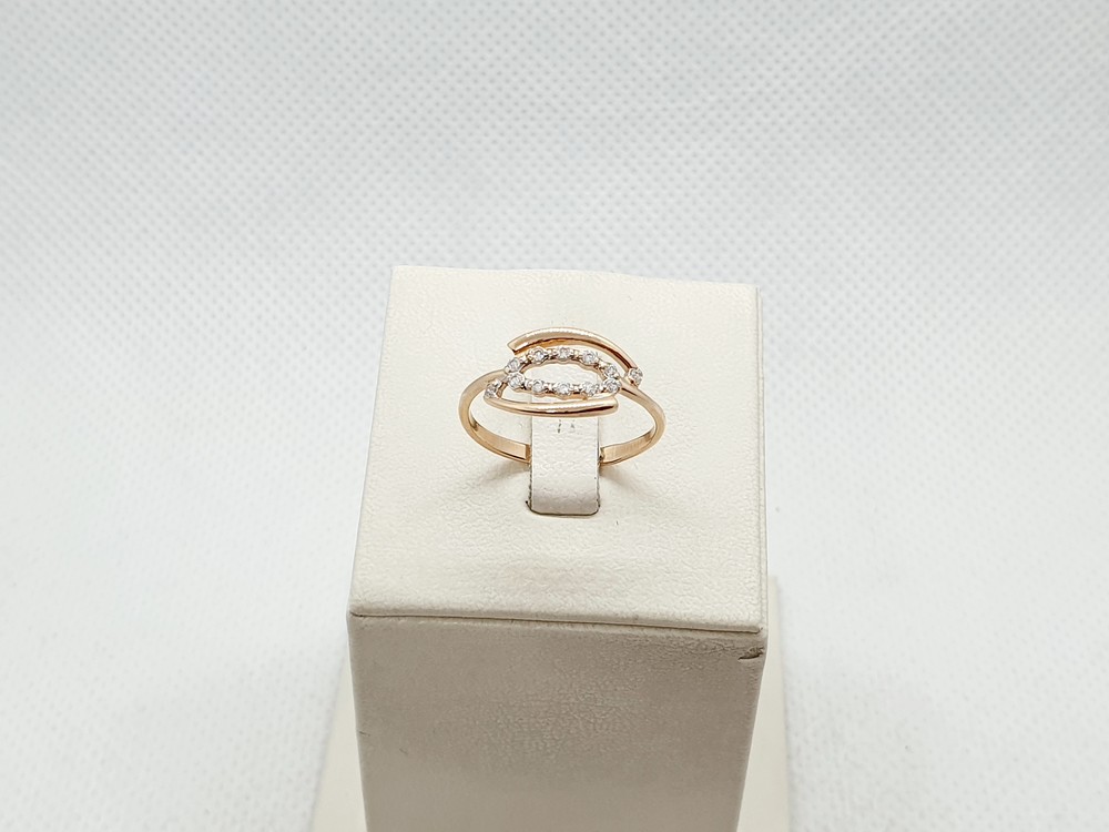 КОЛКМИ585 КОЛЬЦО С КАМНЯМИ (Au 585)