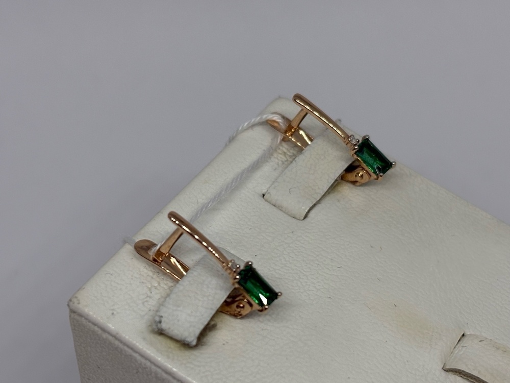 СЕРЬГИ С КАМНЯМИ (Au 585)