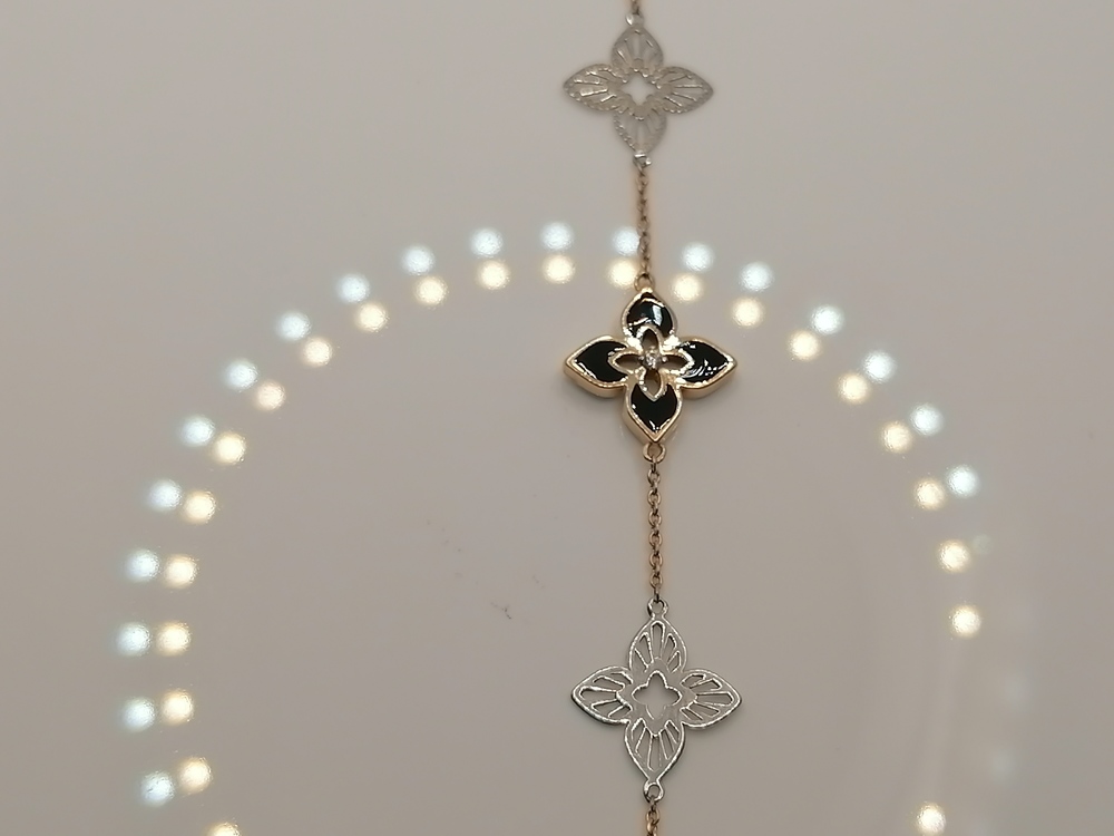 БРАСЛЕТ ЭМАЛЬ (Au 585)