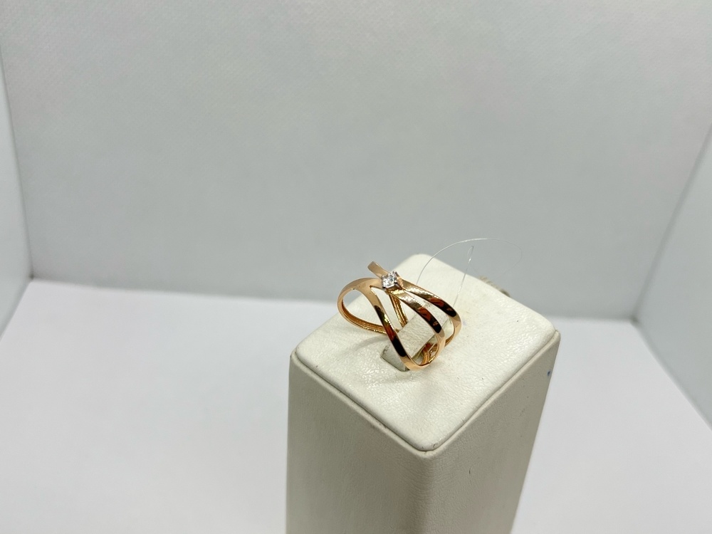 КОЛЬЦО С КАМНЕМ (Au 585)