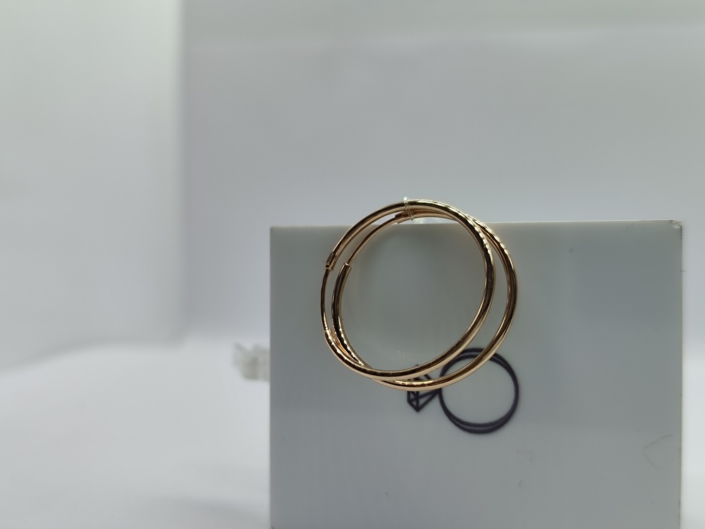 СЕРЬГИ КОНГО без камня (Au 585)