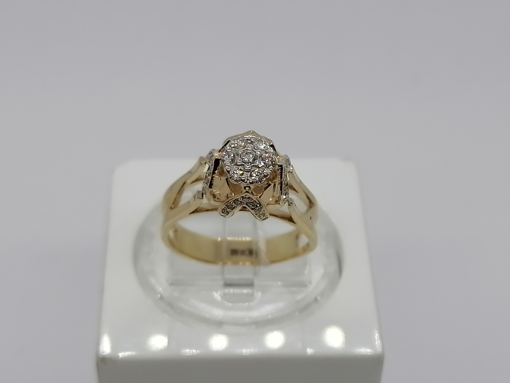 КОЛЬЦО БРИЛЛИАНТ Au 585