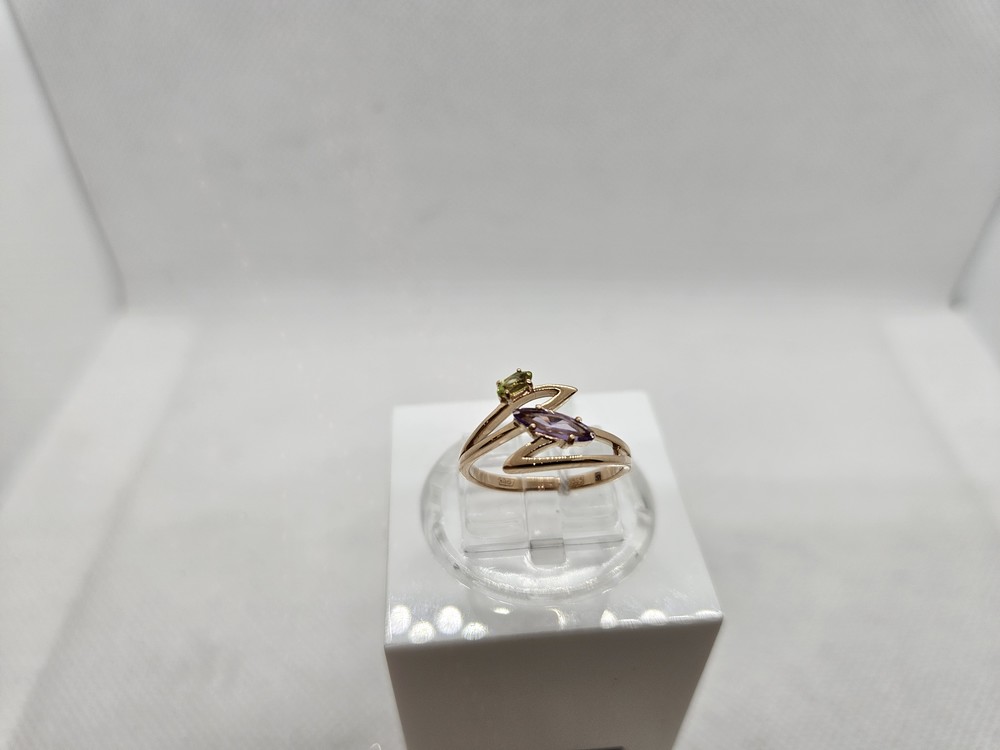 КОЛКМИ585 КОЛЬЦО С КАМНЯМИ (Au 585)