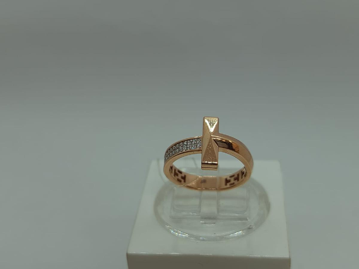 КОЛЬЦО С КАМНЯМИ (Au 585)