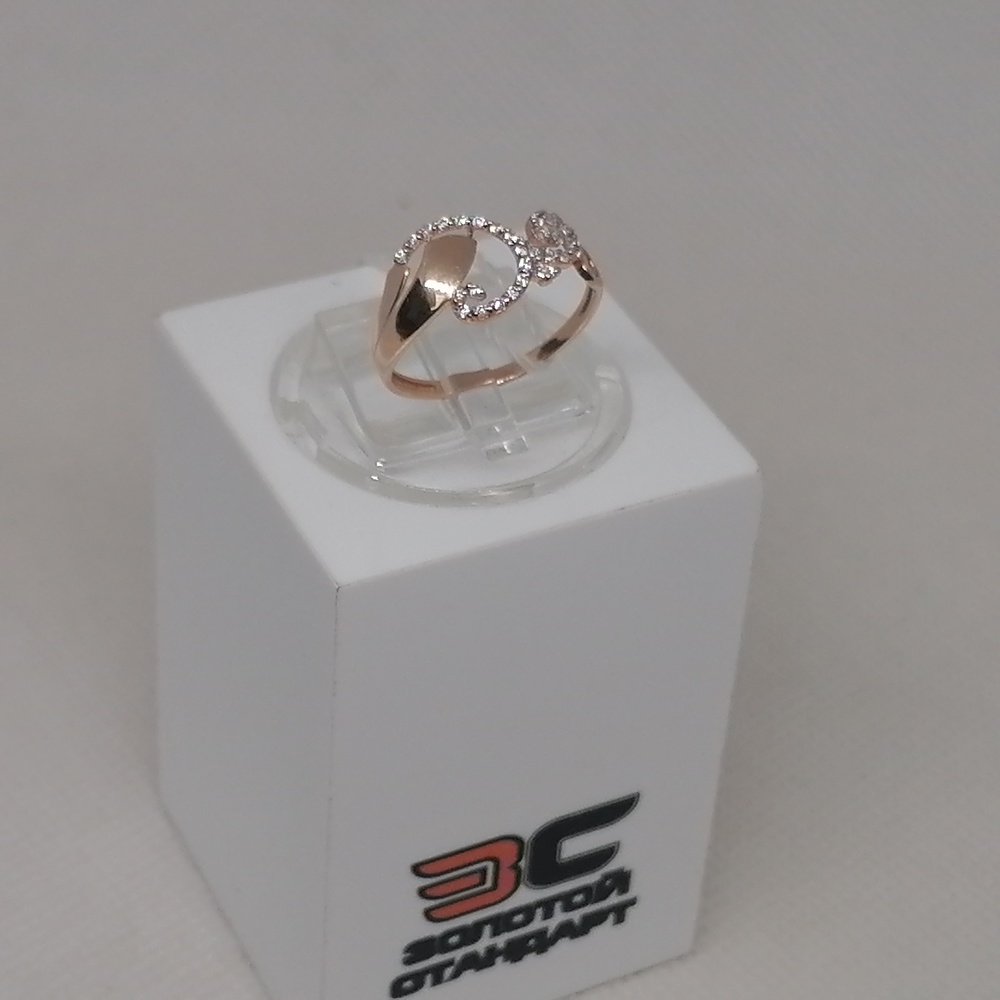 КОЛКМИ585 КОЛЬЦО С КАМНЯМИ (Au 585)