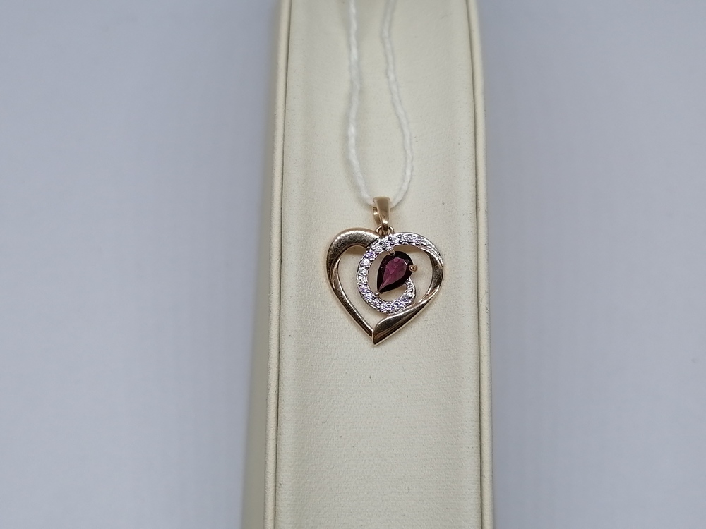 ПОДВЕСКА С КАМНЯМИ (Au 585)