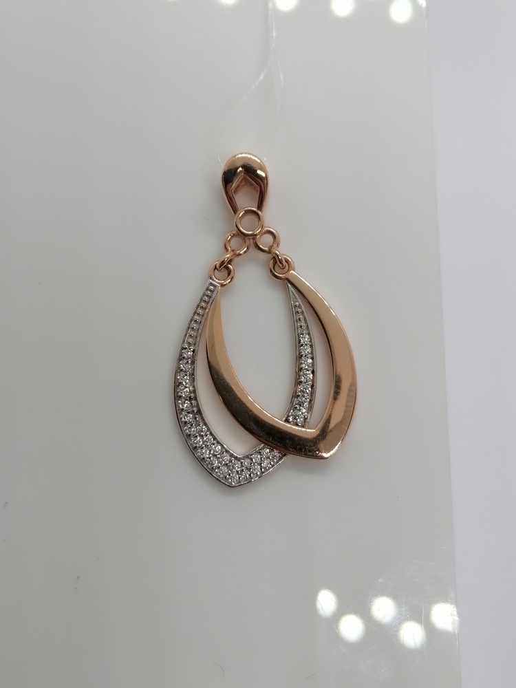 ПОДВЕСКА С КАМНЯМИ (Au 585)