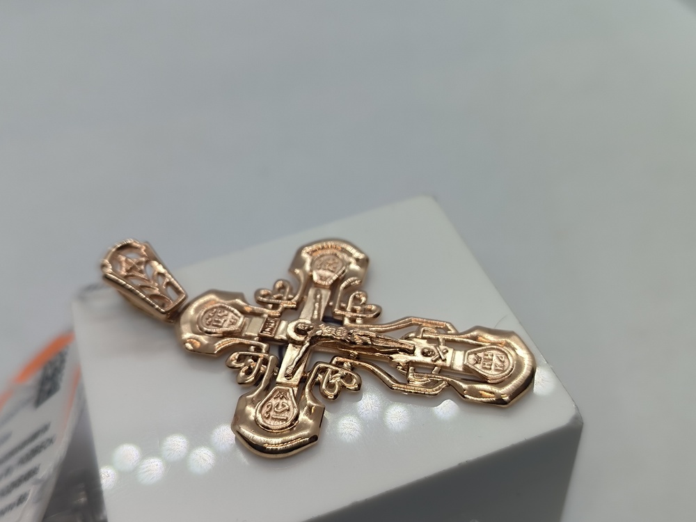 ПОДКБК585 ПОДВЕСКА КРЕСТ БЕЗ КАМНЯ (Au 585) ПОДКБК585 ПОДВЕСКА КРЕСТ БЕЗ КАМНЯ (Au 585)