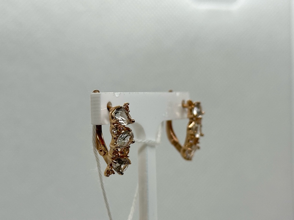 СЕРЬГИ С КАМНЯМИ (Au 585)