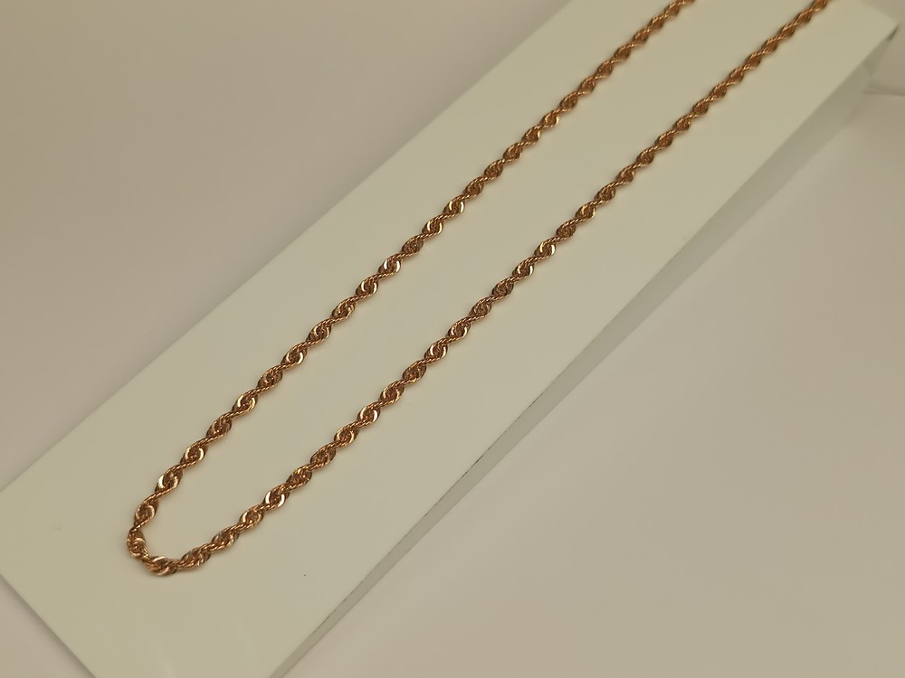 ЦЕПЬ ПУСТОТЕЛАЯ Веревка (Au 585)