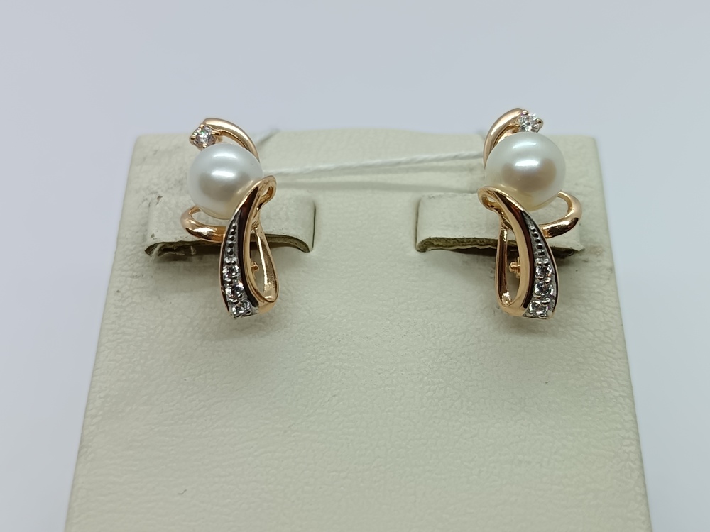 СЕРЬГИ С КАМНЯМИ (Au 585)