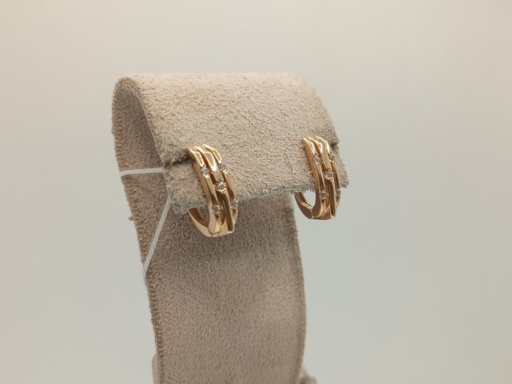 СЕРЬГИ С КАМНЯМИ (Au 585)