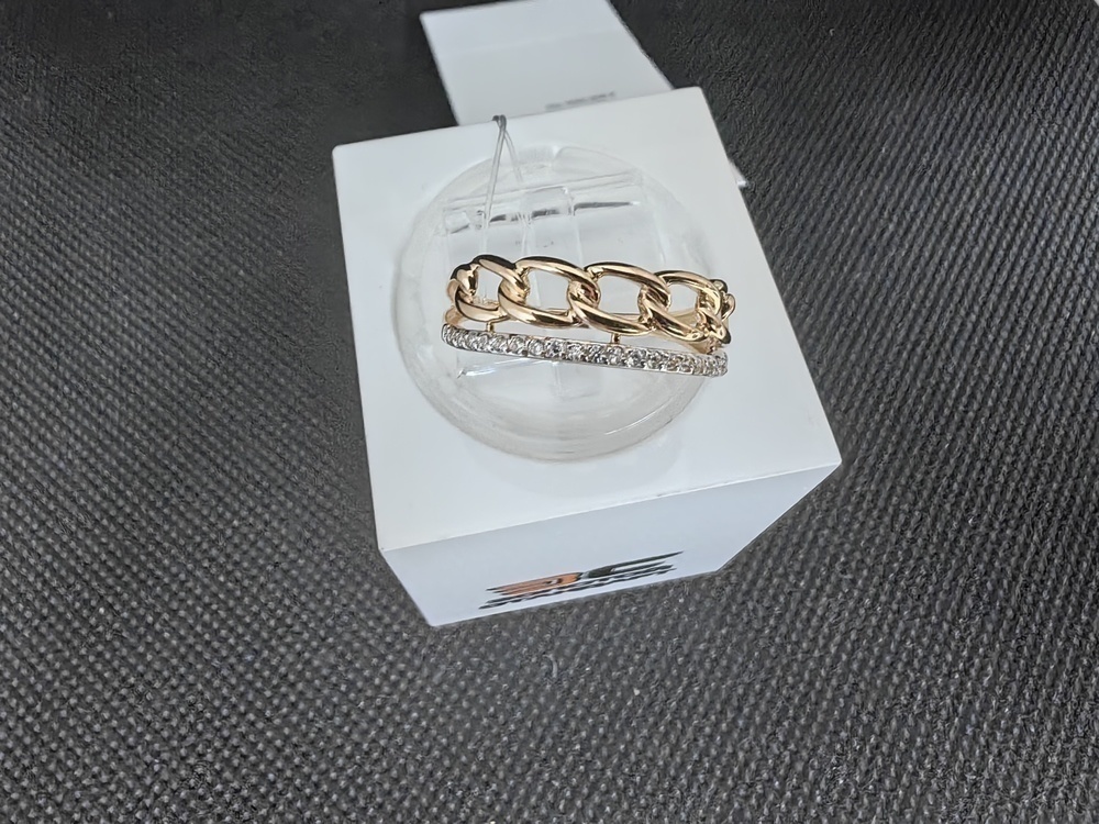 КОЛЬЦО С КАМНЯМИ (Au 585)