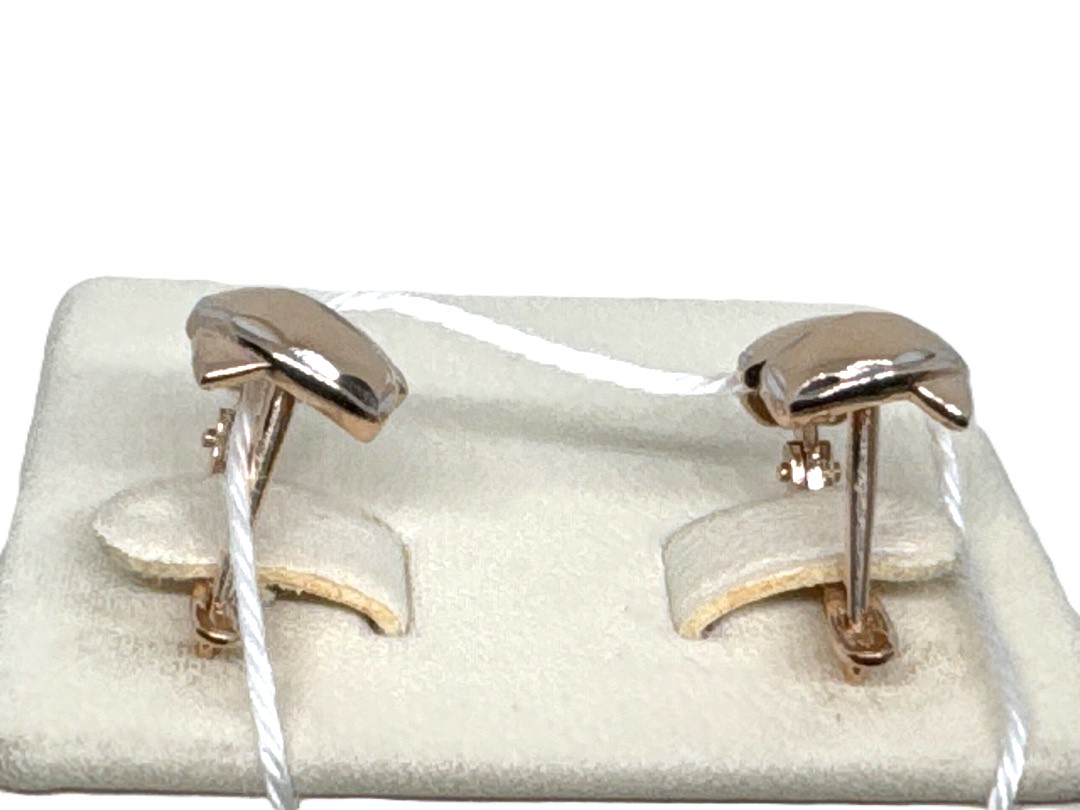 СБКМ585 СЕРЬГИ БЕЗ КАМНЯ (Au 585)