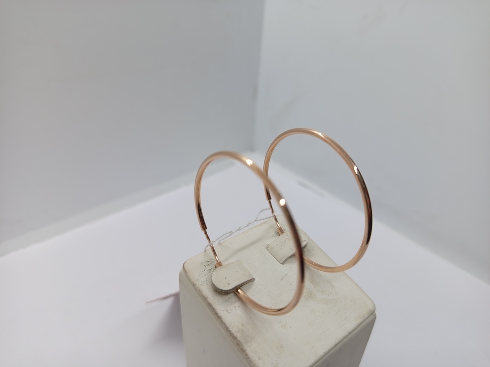 СЕРЬГИ КОНГО без камня (Au 585)