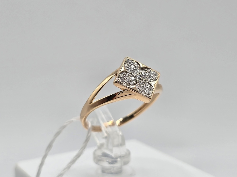 КОЛКМИ585 КОЛЬЦО С КАМНЯМИ (Au 585)