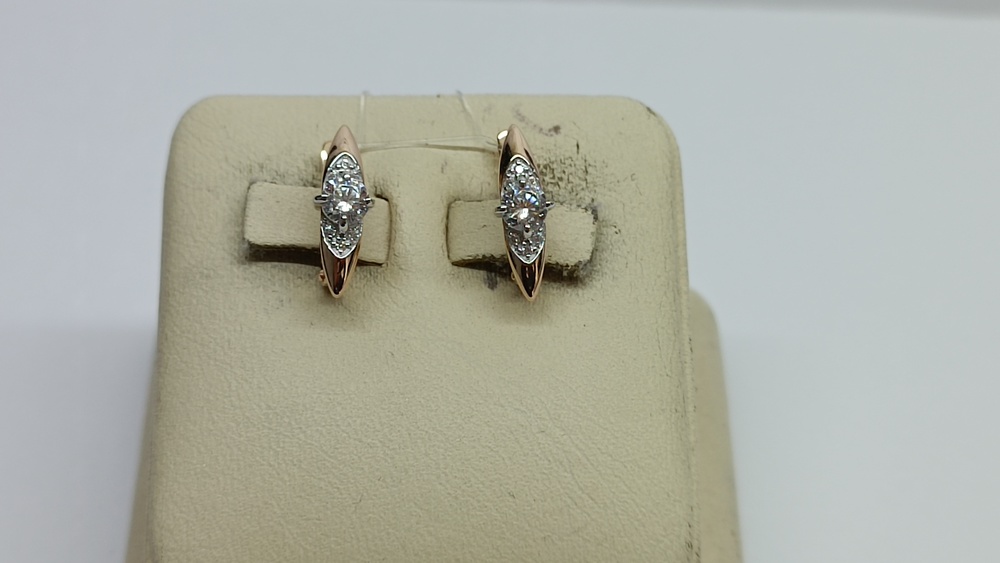 СЕРЬГИ С КАМНЯМИ (Au 585)