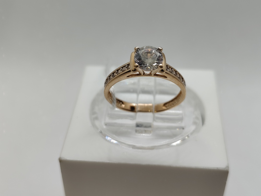 КОЛКМИ585 КОЛЬЦО С КАМНЯМИ (Au 585)