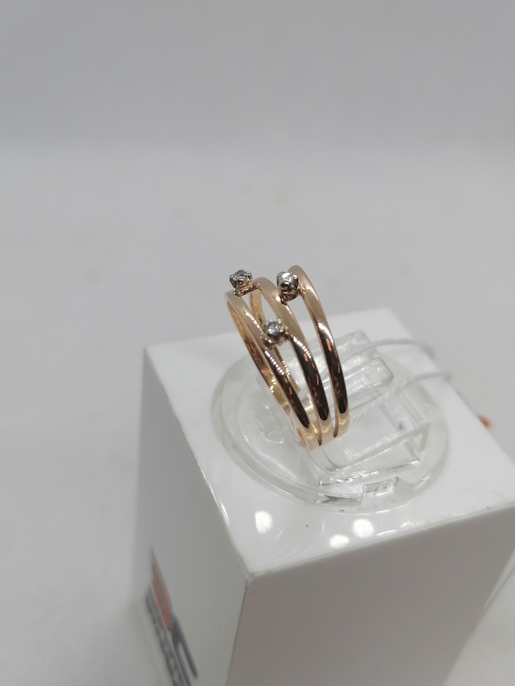 КОЛКМИ585 КОЛЬЦО С КАМНЯМИ (Au 585)