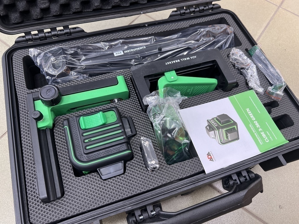 Нивелир ADA Cube 3-360 Green